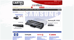 Desktop Screenshot of cartus.com.ro