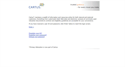 Desktop Screenshot of online2.cartus.com